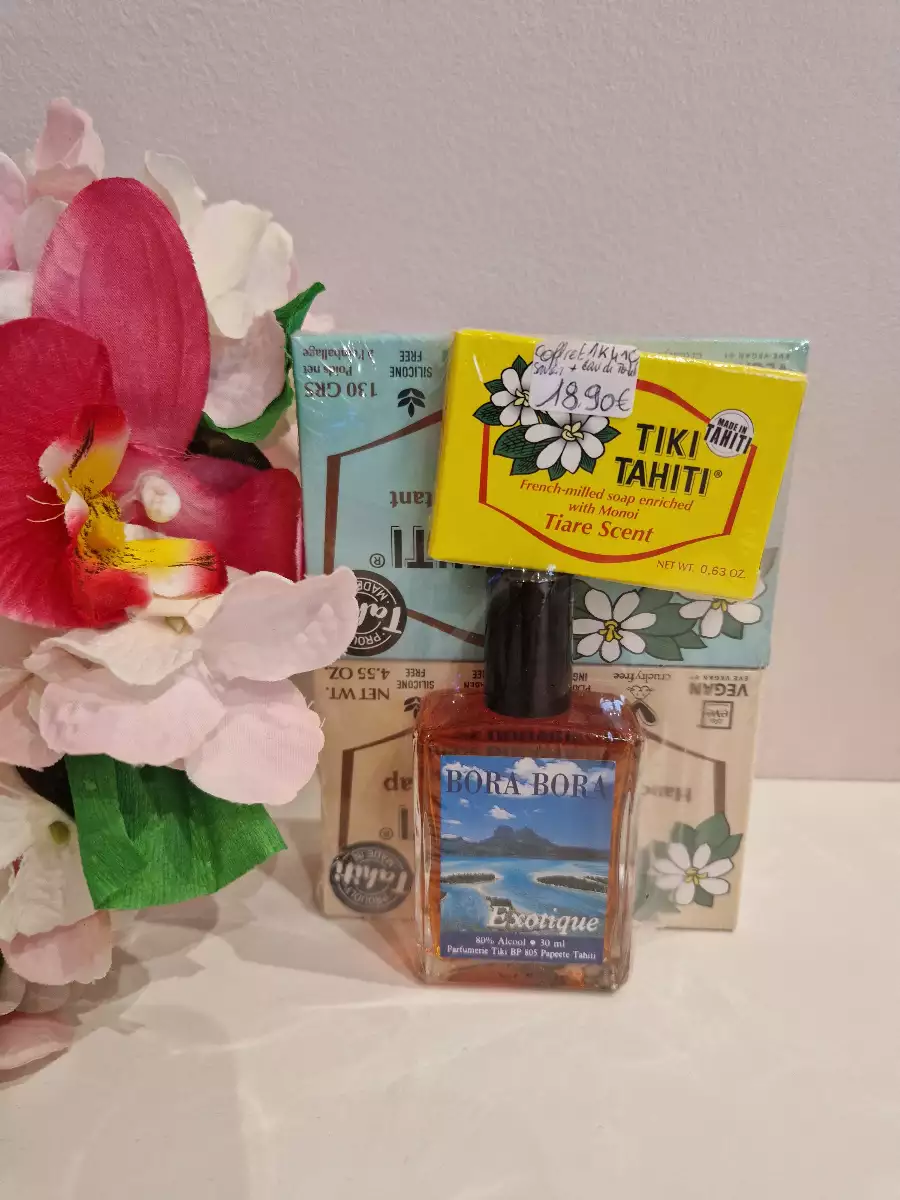 Coffret TIKI savon +eau de toilette 30ml