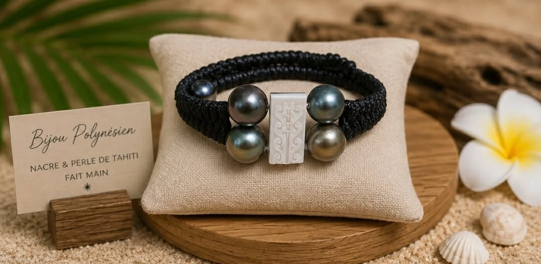 Bracelet POEITI Perle de Tahiti